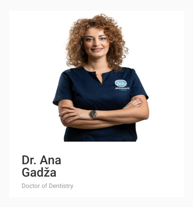 dr Ana Gadža — stomatolog
