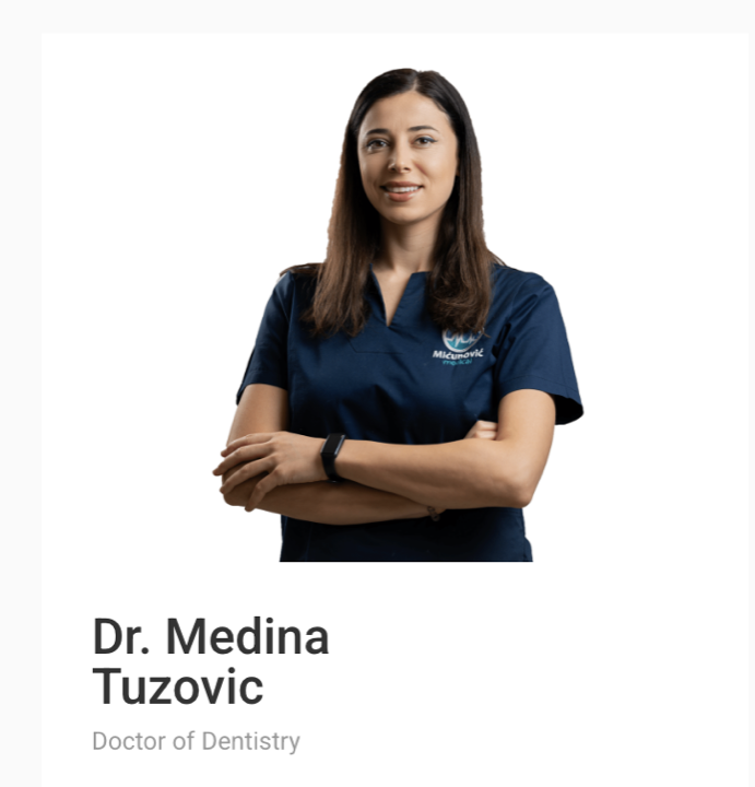 dr Medina Tuzović — stomatolog